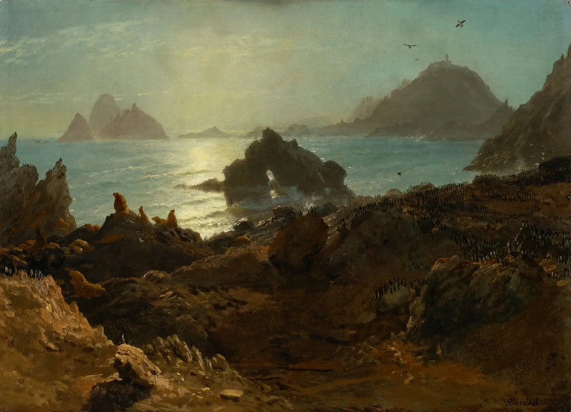 Farallon-eilanden, Stille Oceaan, Californië - Albert Bierstadt

Source:
Îles Farallon, océan Pacifique, Californie - Albert Bierstadt