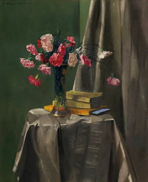 Rozenknoppen en boeken - Félix Vallotton

Source:
Œillets roses et livres - Félix Vallotton