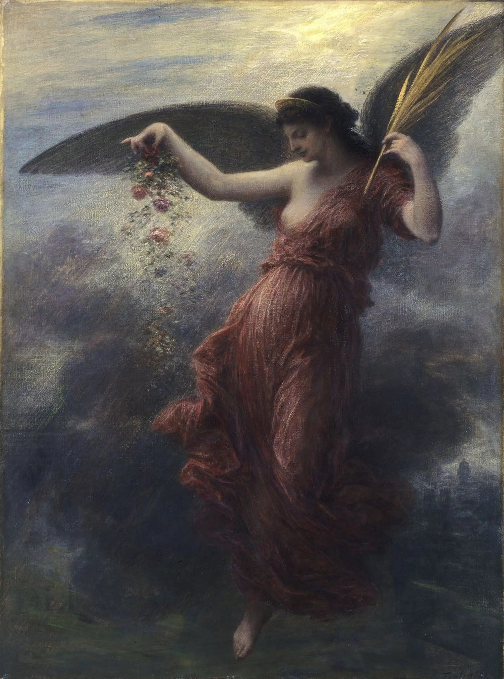 Immortalité - Henri Fantin-Latour image 1 reproduction artisanale de tableau