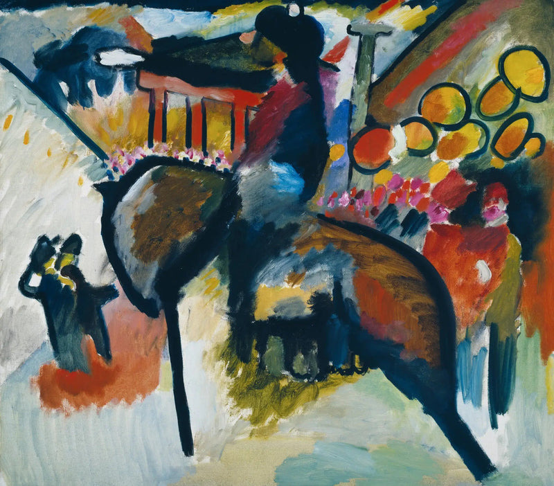 Impressie IV (Gendarme) - Vassily Kandinsky