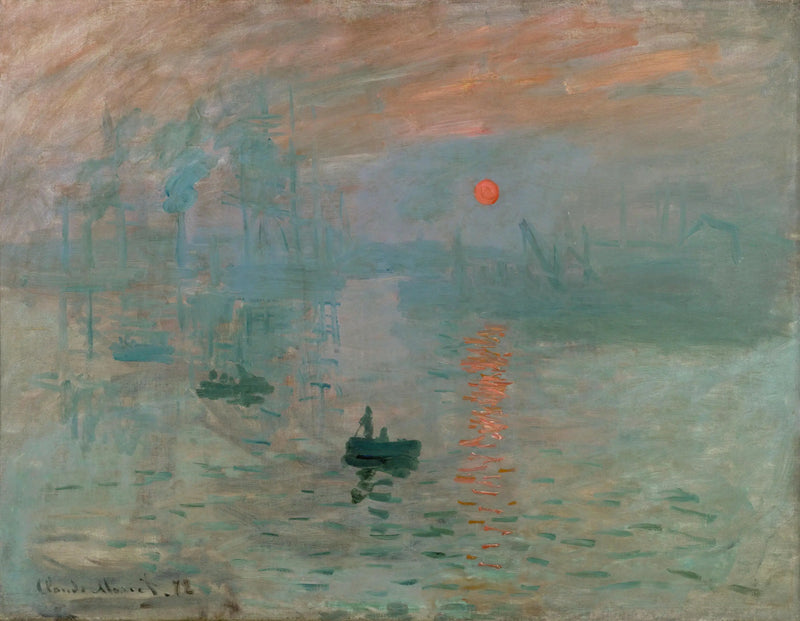 Afdruk, Opkomende zon - Claude Monet