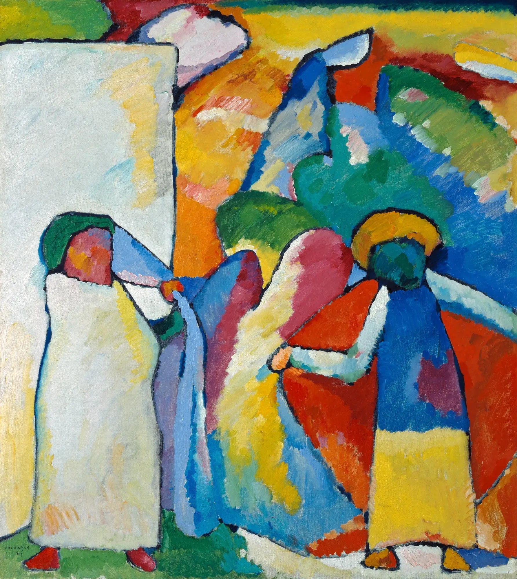 Improvisation VI (Africaine) - Vassily Kandinsky image 1 reproduction d’œuvre d’art à l’huile