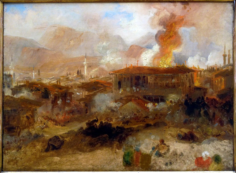 Brand in Constantinopel - J. M. W. Turner