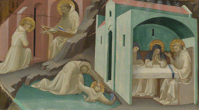 Voorvallen uit het leven van Sint Benedictus - Lorenzo Monaco
