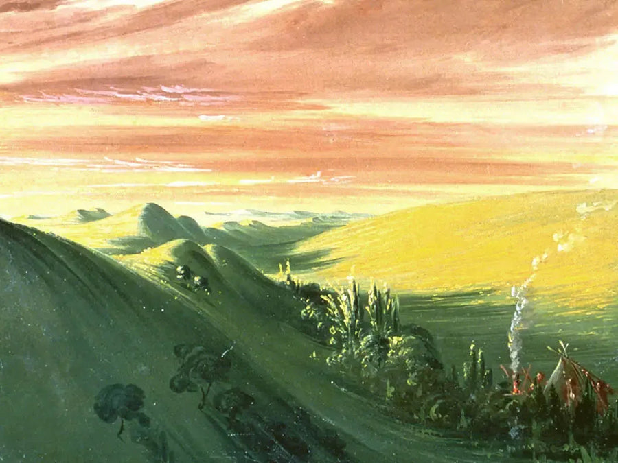 Indiase kampers bij zonsondergang, Haut-Missouri - George Catlin

Source:
Indiens campant au coucher du soleil, Haut-Missouri - George Catlin