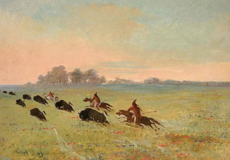 Indiase Comanche jagen op bizons - George Catlin

Source:
Indiens Comanches chassant le bison - George Catlin