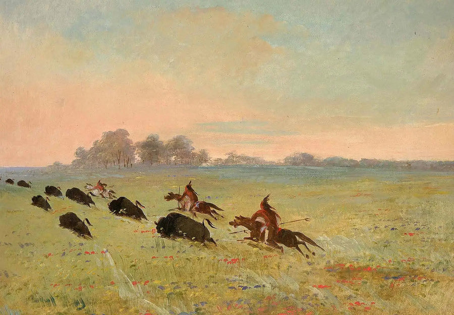 Indiase Comanche jagen op bizons - George Catlin

Source:
Indiens Comanches chassant le bison - George Catlin