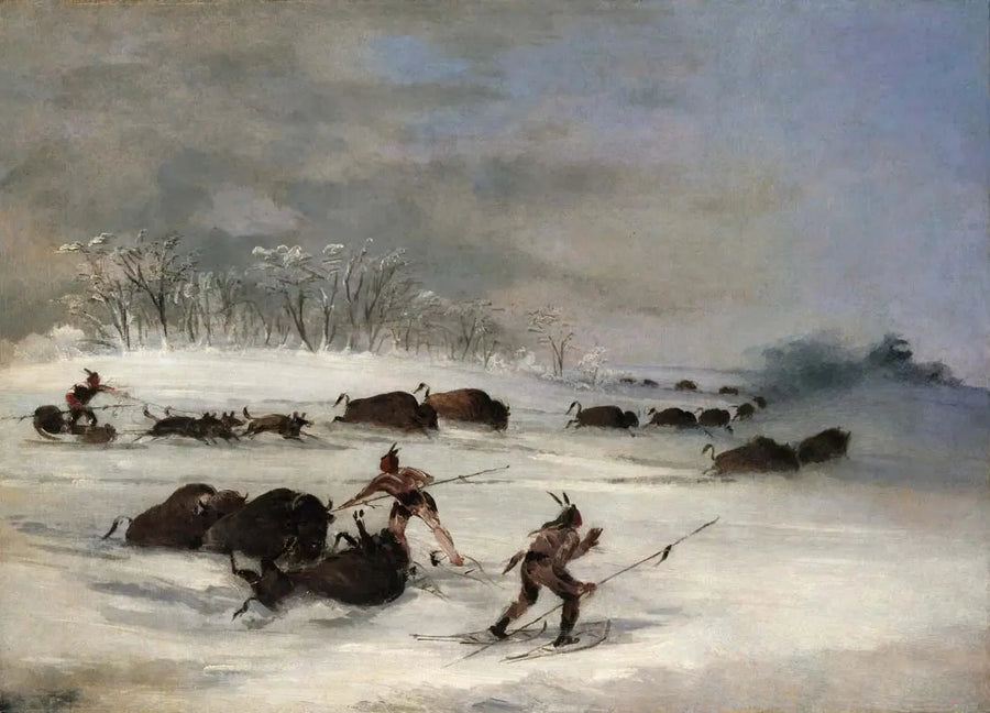 Indiase Sioux en sneeuwschoenen die bizons werpen - George Catlin

Source:
Indiens Sioux en raquettes lançant des bisons - George Catlin