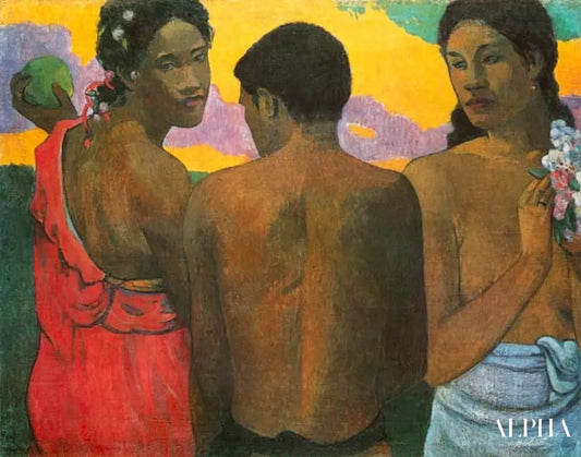 Indigènes de Tahiti - Paul Gauguin - Reproductions de tableaux et peintures haut de gamme