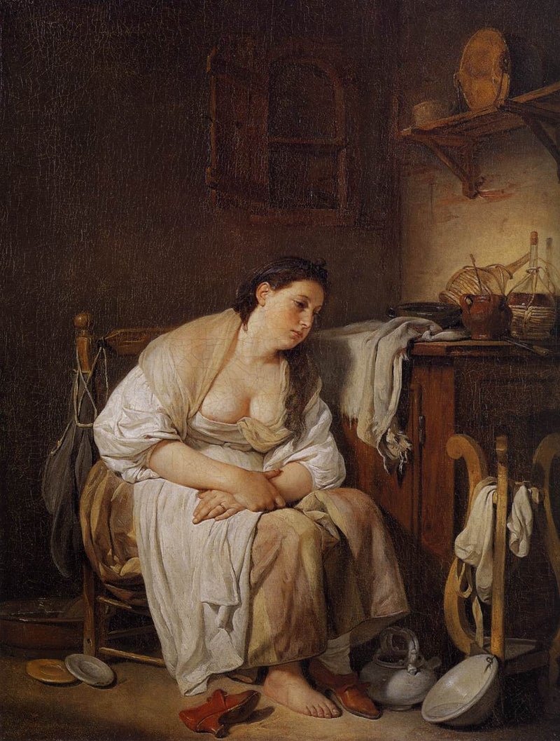 Luiheid - Jean-Baptiste Greuze