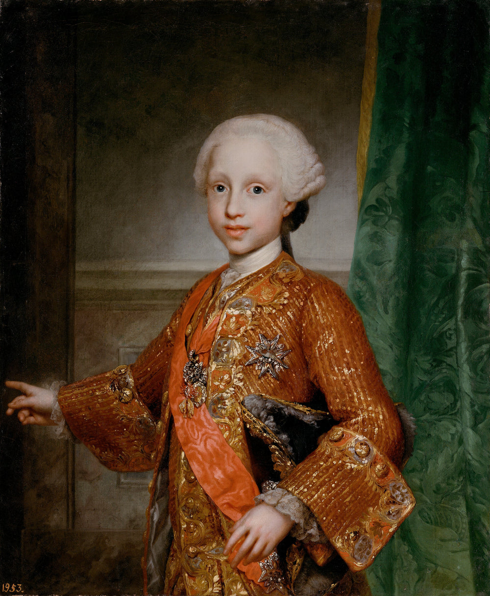 Infant Francisco Javier d’Espagne (1757-1771) - Anton Raphael Mengs - Alpha Reproduction