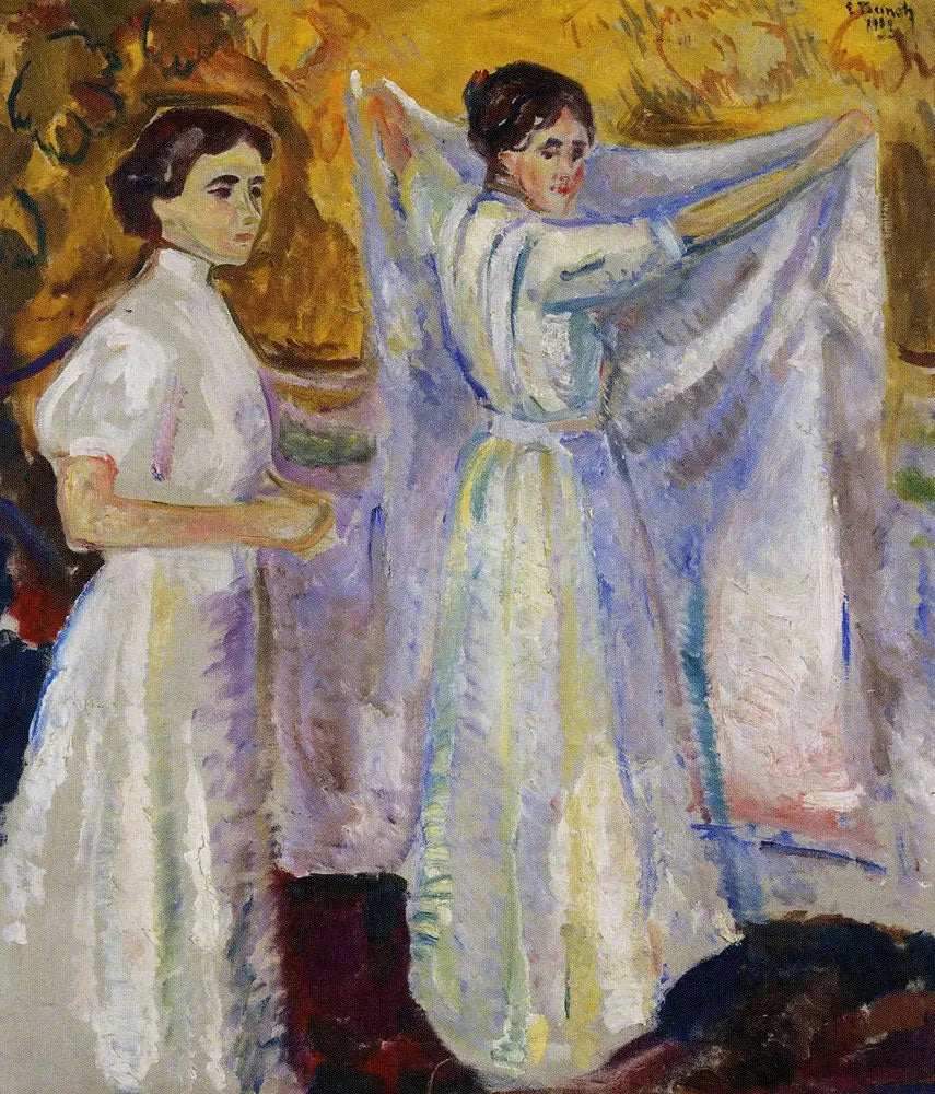 Huurster een blad - Edvard Munch