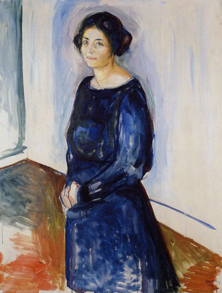 Reproduction du tableau « Inger Barth - Edvard Munch » par Alpha Reproduction en peinture à l’huile