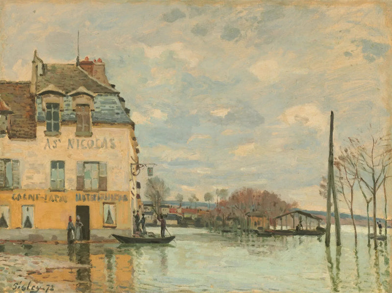 Overstromingen in Port-Marly - Alfred Sisley