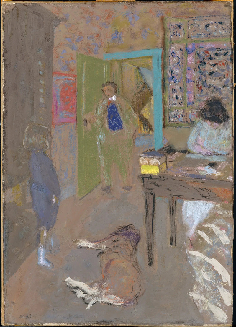 Interieur in Saint-Jacut - Édouard Vuillard