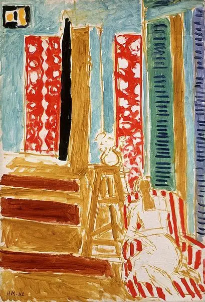 Interieur met zonnestralen - Henri Matisse