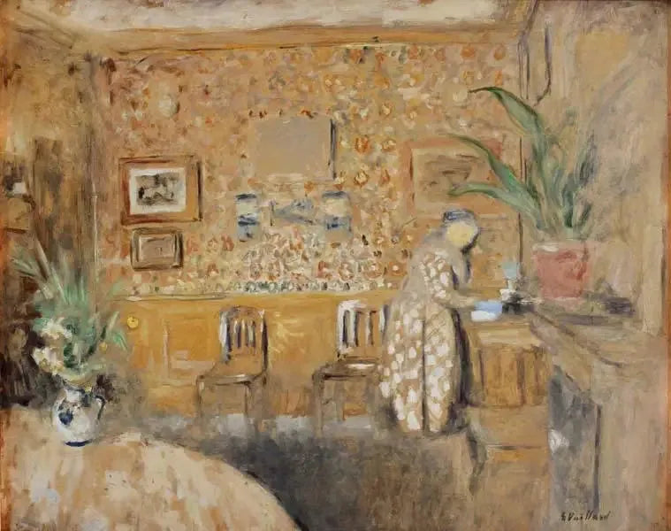 Interieur met twee stoelen - Édouard Vuillard