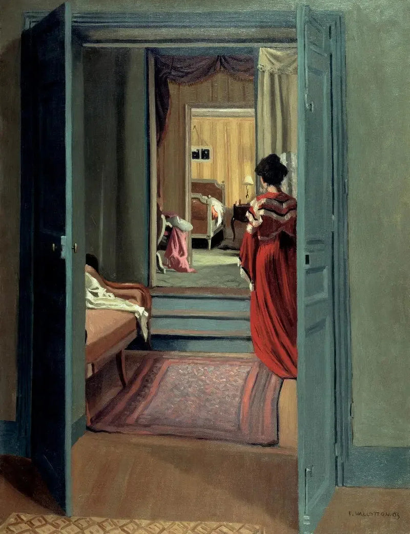 Interieur met vrouw in rood van achteren - Félix Vallotton

Source:
Intérieur avec femme en rouge de dos - Félix Vallotton