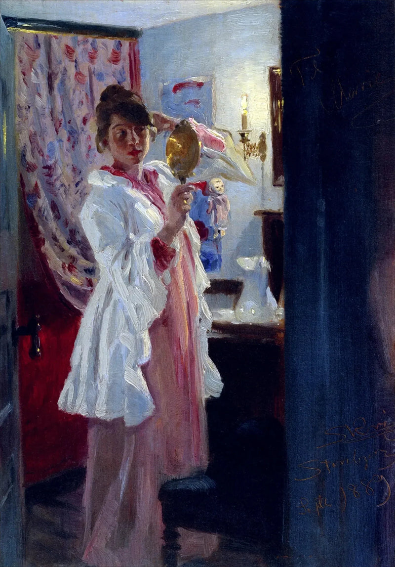 Interieur met Marie Krøyer - Peder Severin Krøyer