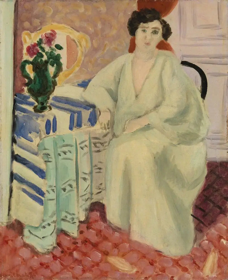 Interieur met zittend personage - Henri Matisse