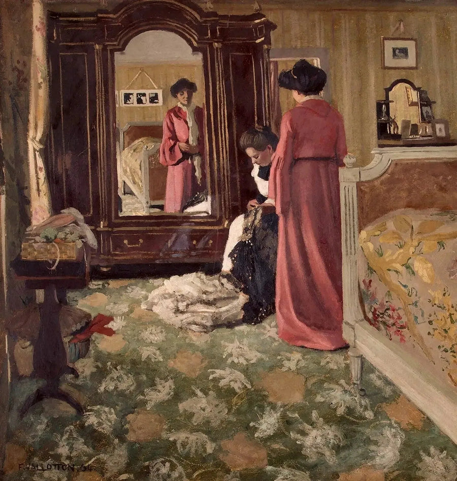 Interieur, kamer met twee personages - Félix Vallotton

Source:
Intérieur, chambre à deux personnages - Félix Vallotton