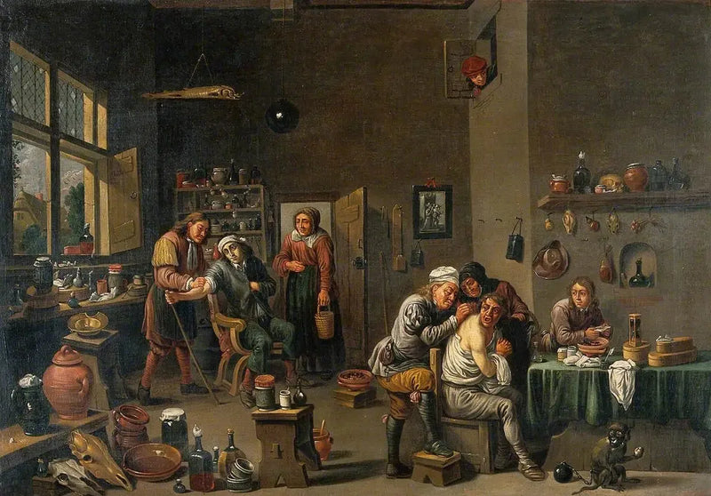 Interieur van een medische praktijk met twee operateurs - David Teniers de Jonge

Source:
Intérieur d'un cabinet médical avec deux opérateurs - David Teniers le Jeune