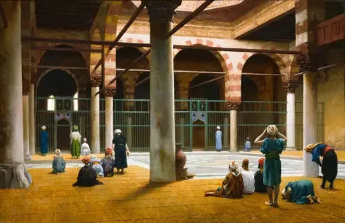 Interieur van een moskee - Jean-Léon Gérôme