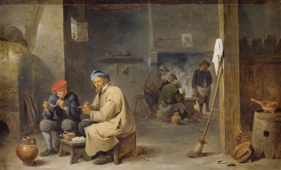 Interieur van een taverne met rokerige boeren - David Teniers de Jonge

Source:
Intérieur d'une taverne avec des paysans fumeurs - David Teniers le Jeune
