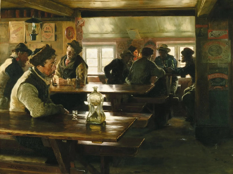 Interieur van een kroeg - Peder Severin Krøyer