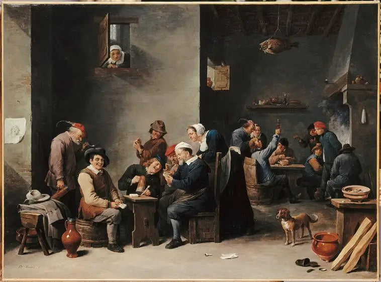 Interieur van een cabaret. De Kaartspel - David Teniers de Jonge

Source:
Intérieur de cabaret. La Partie de cartes - David Teniers le Jeune