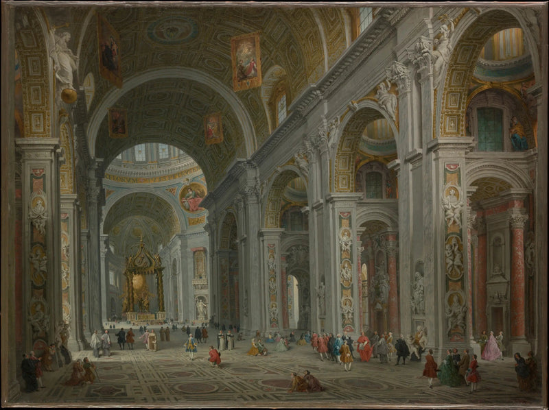 Interieur van Sint-Pieter, Rome - Giovanni Paolo Panini

Source:
Intérieur de Saint-Pierre, Rome - Giovanni Paolo Panini