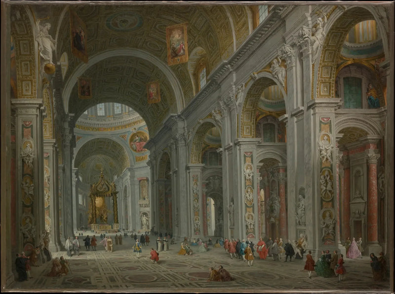 Interieur van Sint-Pieter, Rome - Giovanni Paolo Panini

Source:
Intérieur de Saint-Pierre, Rome - Giovanni Paolo Panini