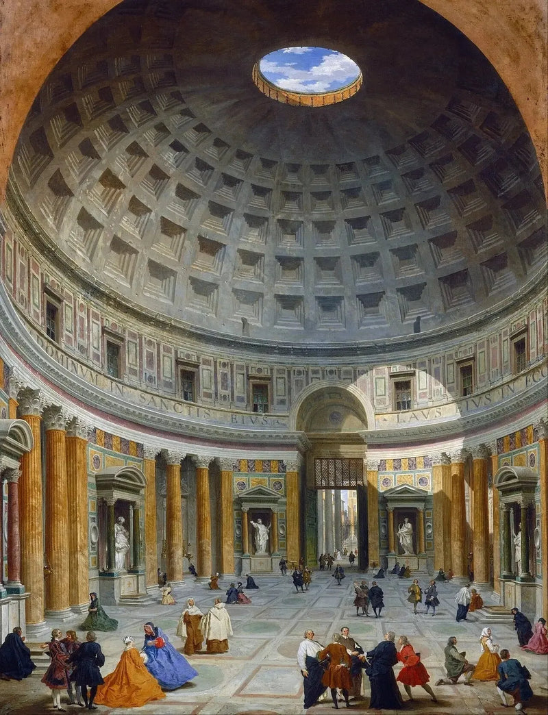 Interieur van het Pantheon, Rome - Giovanni Paolo Panini

Source:
Intérieur du Panthéon, Rome - Giovanni Paolo Panini