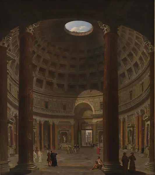 Interieur van het Pantheon, Rome - Giovanni Paolo Panini

Source:
Intérieur du Panthéon, Rome - Giovanni Paolo Panini