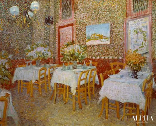 Interieur d'un restaurant - Vincent van Gogh - Reproductions de tableaux et peintures haut de gamme