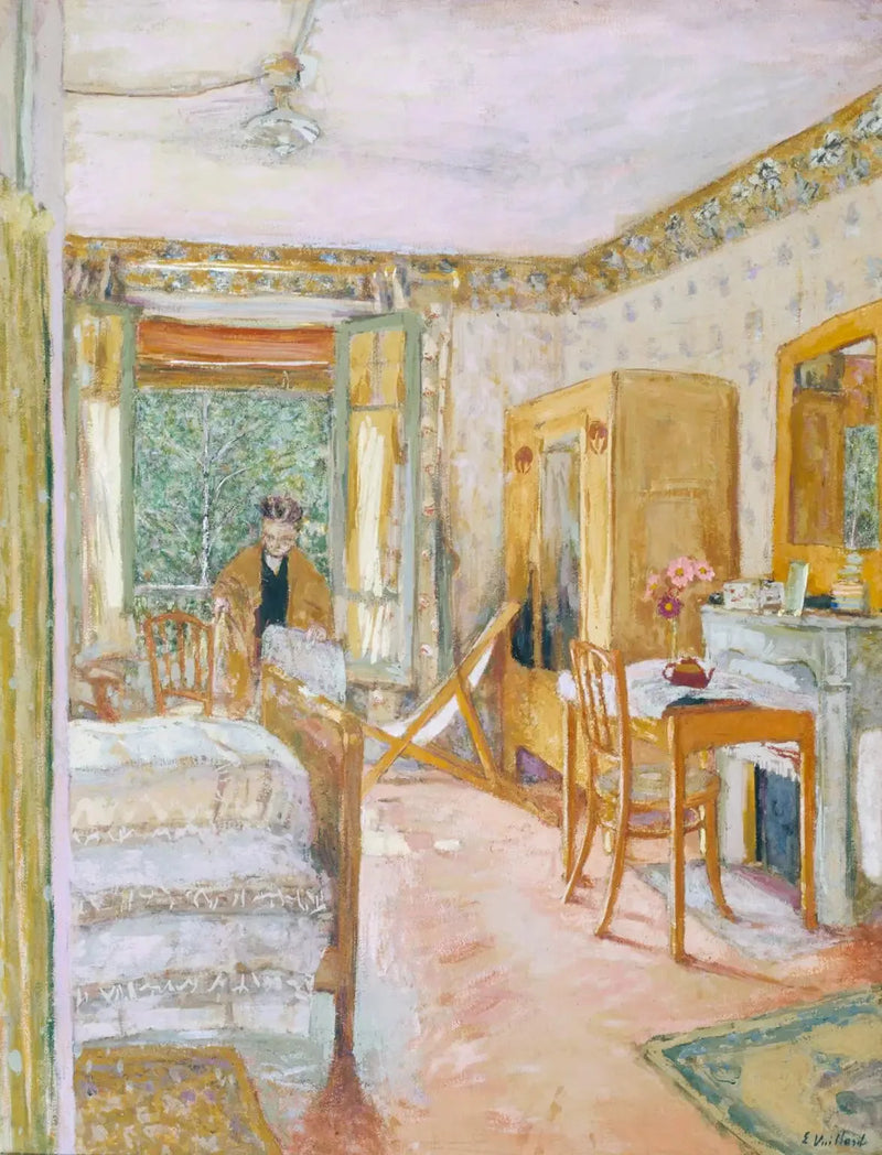Zonnig interieur - Édouard Vuillard