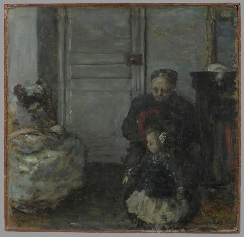 Interieur, vrouw en kinderen - Pierre Bonnard