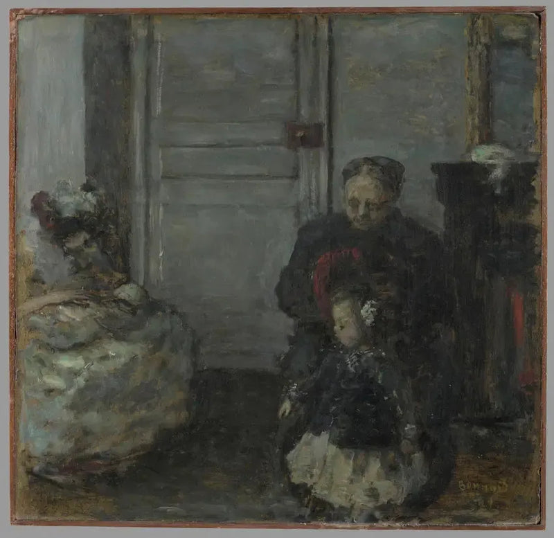 Interieur, vrouw en kinderen - Pierre Bonnard