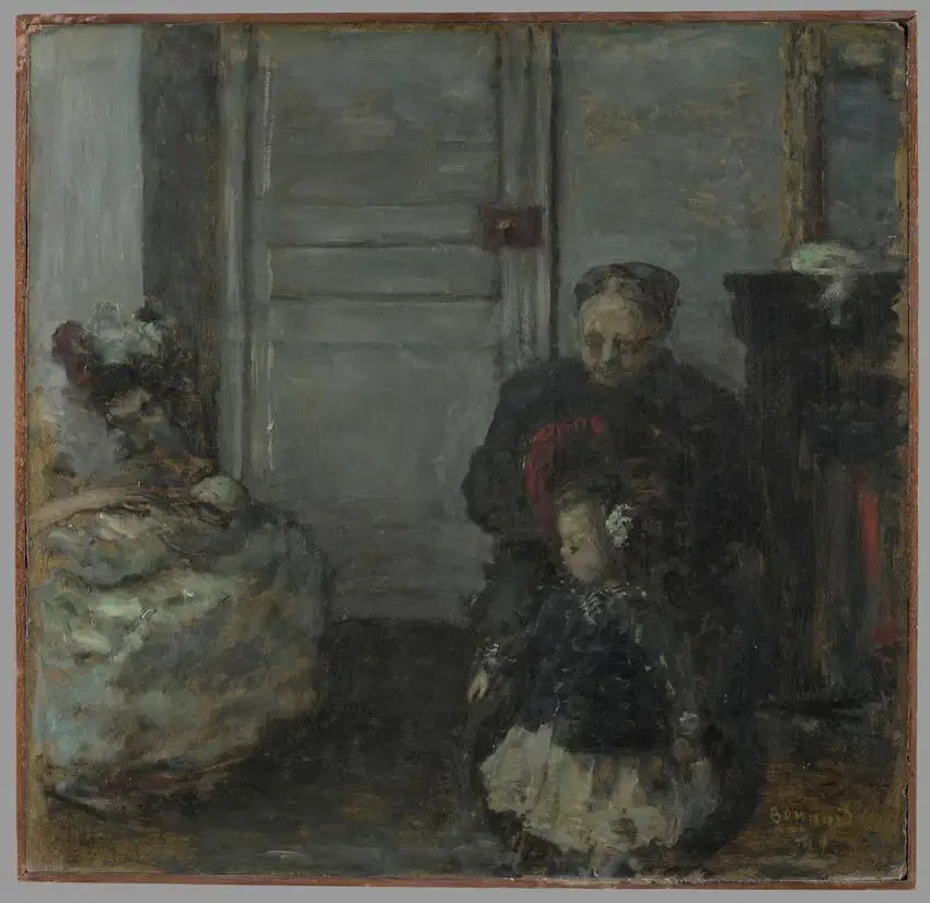 Interieur, vrouw en kinderen - Pierre Bonnard