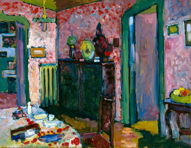 Interieur (Mijn eetkamer) - Vassily Kandinsky