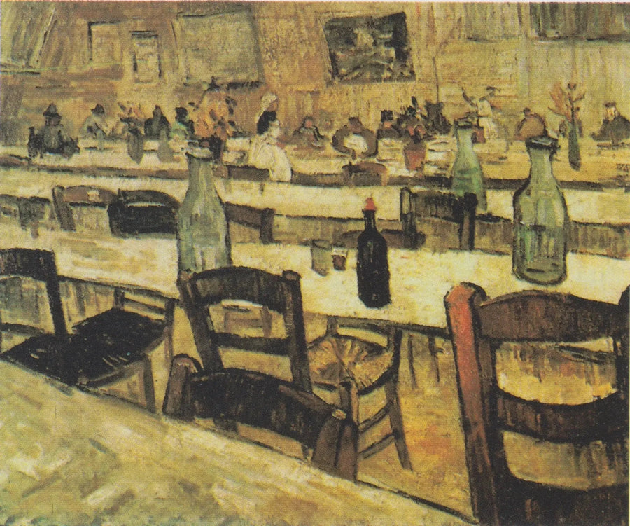 Interieur van een restaurant in Arles - Vincent van Gogh