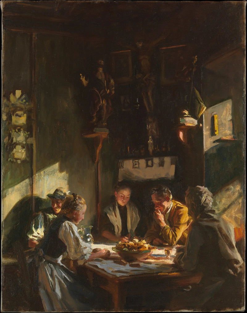 Tiroler interieur - John Singer Sargent