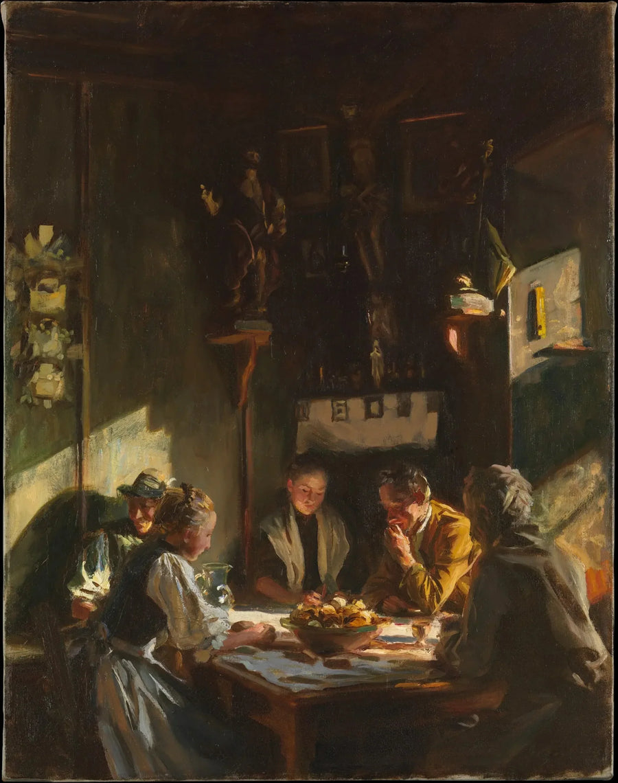 Tiroler interieur - John Singer Sargent