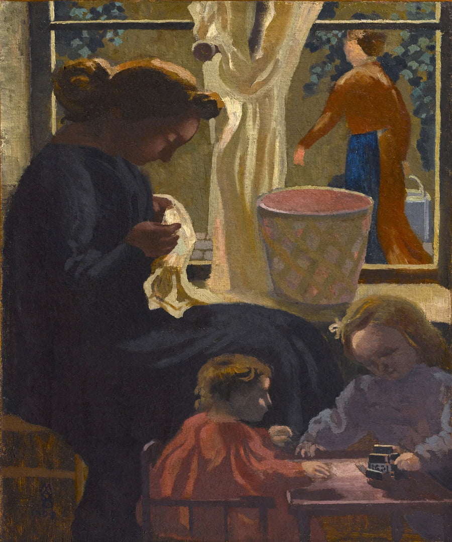 Intimiteit of Naaister bij het raam - Maurice Denis