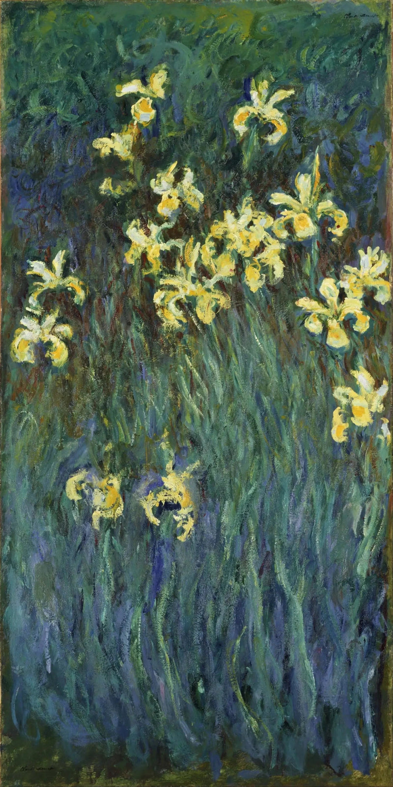Gele irissen, NMWA P.1986-0002 W1826 - Claude Monet