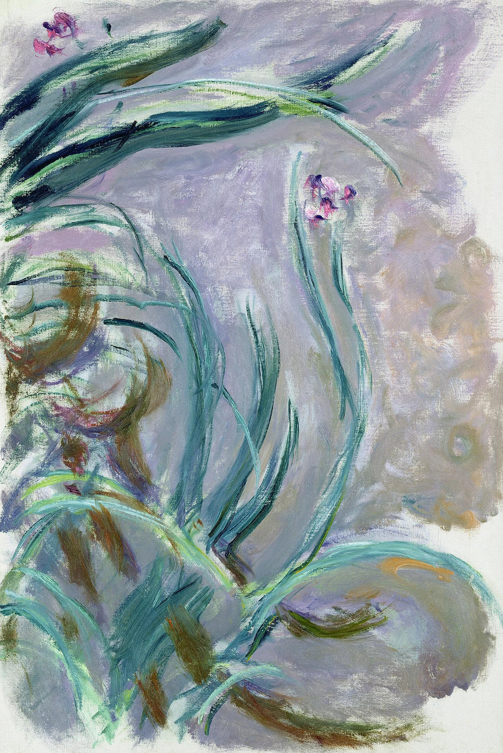 Iris de Claude Monet, 1924–1925 – vue complète, Musée Marmottan Monet