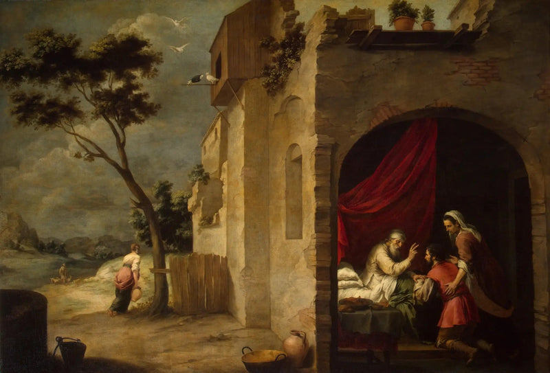 Isaac die Jacob zegent - Bartolomé Esteban Murillo

Source:
Isaac bénissant Jacob - Bartolomé Esteban Murillo