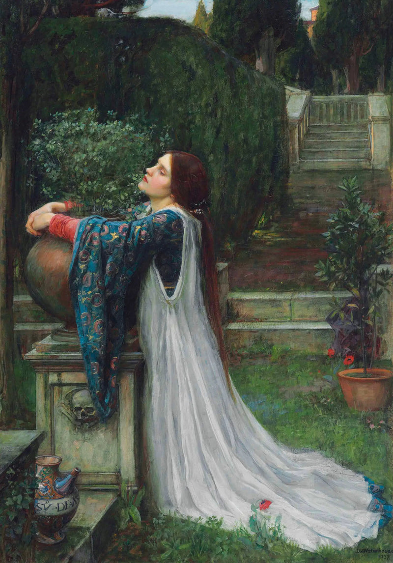 Isabelle en de basilicumpot - John William Waterhouse