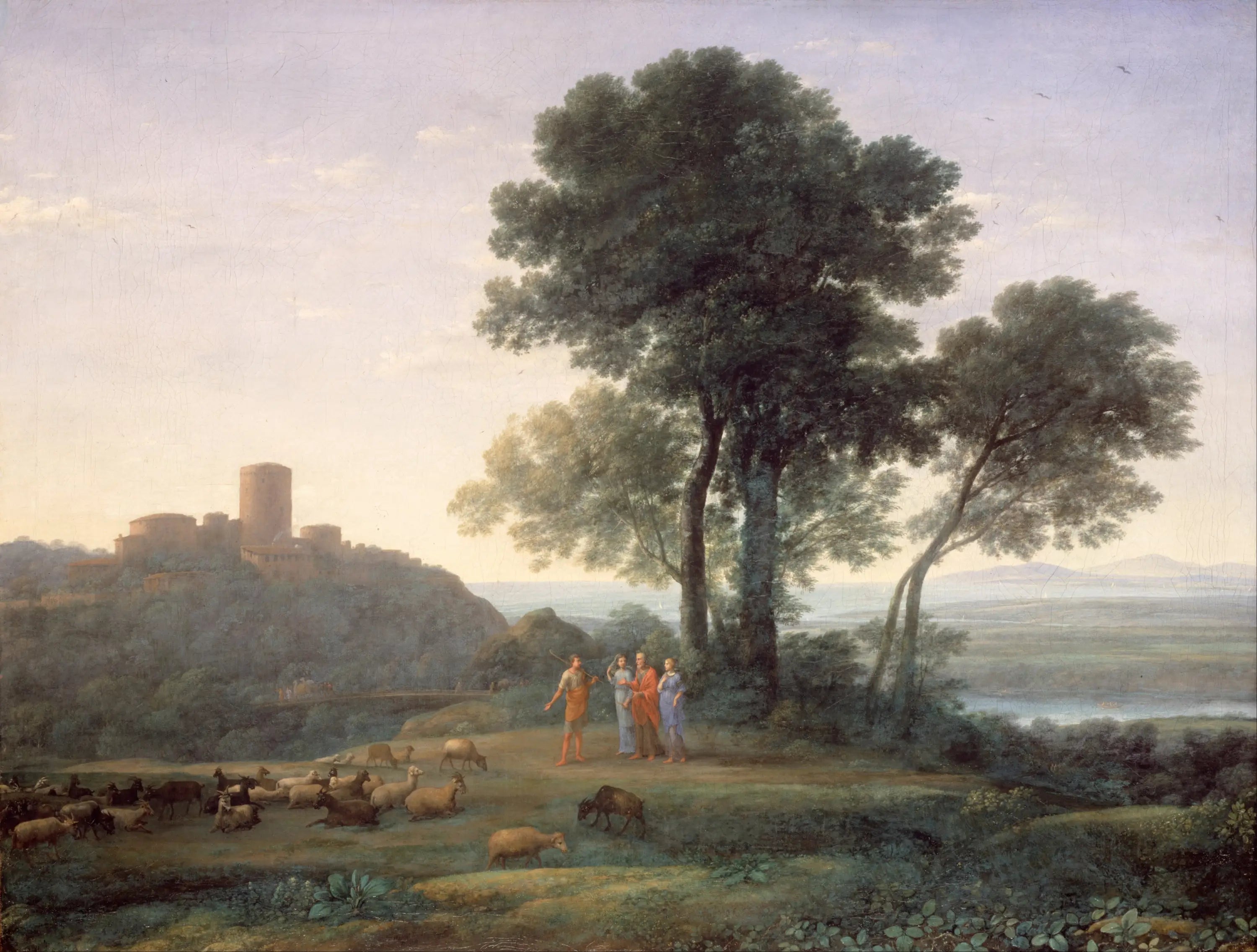Jacob avec Laban et ses filles - Claude Lorrain - Alpha Reproduction