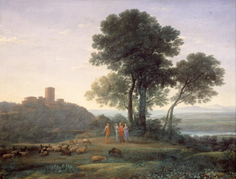 Jacob met Laban en zijn dochters - Claude Lorrain